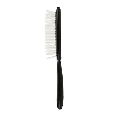 Чорна з білим прямокутна щітка для волосся Janeke Superbrush The Original 71SP226 BIA - основне фото
