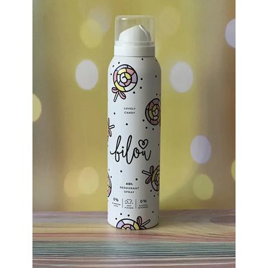 Дезодорант «Льодяник і маршмелоу» Bilou Lovely Candy Deodorant Spray 150 мл - основне фото