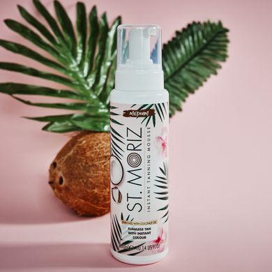 Мус для експрес-автозасмаги St. Moriz Coconut Instant Tanning Mousse Medium 300 мл - основне фото