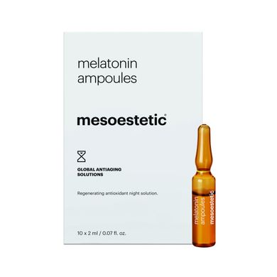 Нічні освітлювальні ампули з мелатоніном Mesoestetic Melatonin Ampoules 10x2 мл - основне фото