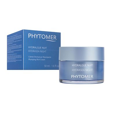 Зволожувальний нічний крем для шкіри обличчя Phytomer Hydrasea Night Plumping Rich Cream 50 мл - основне фото