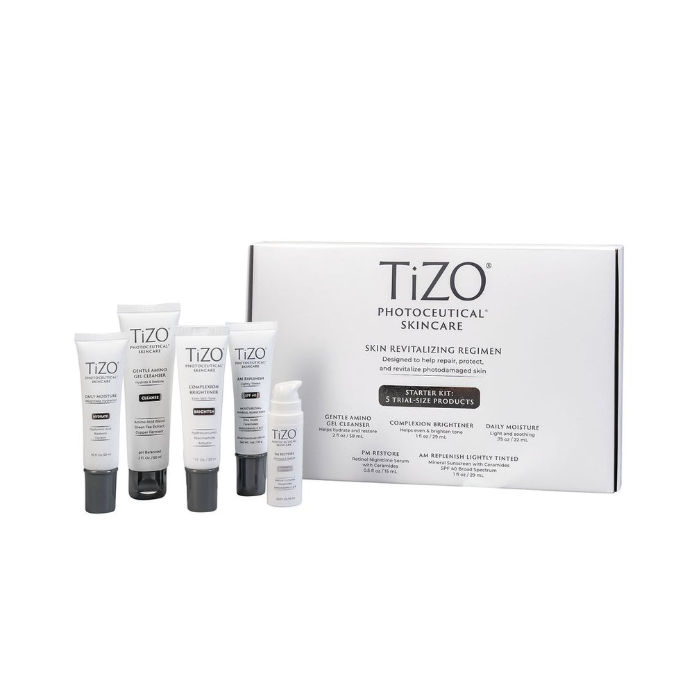 Набор-знакомство для восстановления кожи TIZO Skin Revitalizing Trial Size Regimen - основное фото