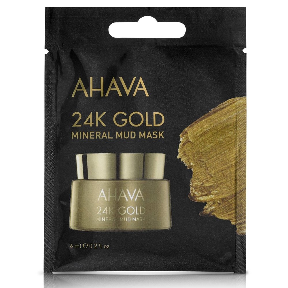 Маска на основе золота Ahava 24К Gold Mineral Mud Mask 6 мл - основное фото