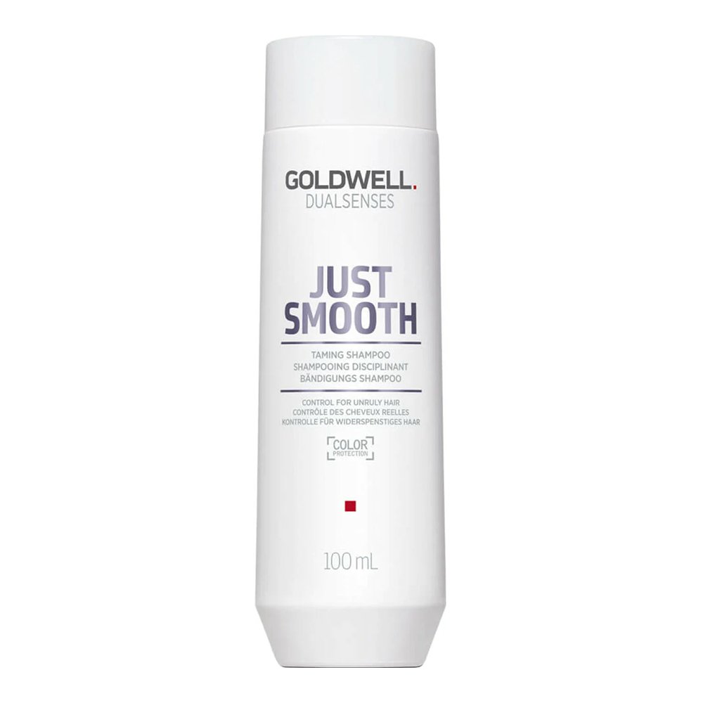 Разглаживающий шампунь для непослушных волос Goldwell Dualsenses Just Smooth Taming Shampoo 100 мл - основное фото