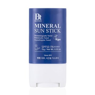 Сонцезахисний стік на мінеральній основі SPF50+/PA++++ BENTON Mineral Sun Stick 15 г - основне фото