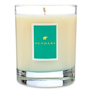 Ароматическая свеча с жасмином и лотосом Sundari Home Candle Chameli: Jasmine + Lotus 170 г - основное фото