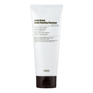 Пенка для умывания с центеллой и зелёным чаем Purito From Green Deep Foaming Cleanser 150 мл - основное фото