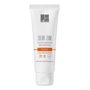 Сонцезахисний зволожувальний крем для тіла Dr. Kadir Solar Zone Moisturizing Protective Cream SPF 30 75 мл - основне фото