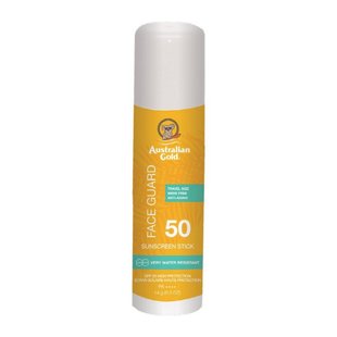 Водостойкий солнцезащитный стик для лица Australian Gold Face Guard SPF 50 14 г - основное фото