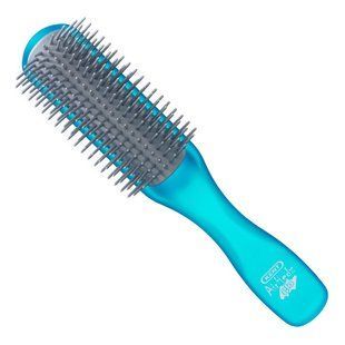 Женская щётка для распутывания волос Kent Brushes AirHedz Glo Narrow Detangling Brush in Blue AHGLO02 Blue - основное фото
