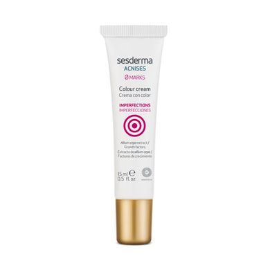 Тонувальний крем для шкіри з постакне Sesderma Acnises Spot Colour Cream 15 мл - основне фото