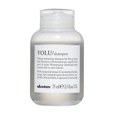 Зволожувальний шампунь для об'єму Davines Essential Haircare Volu Shampoo 75 мл - основне фото