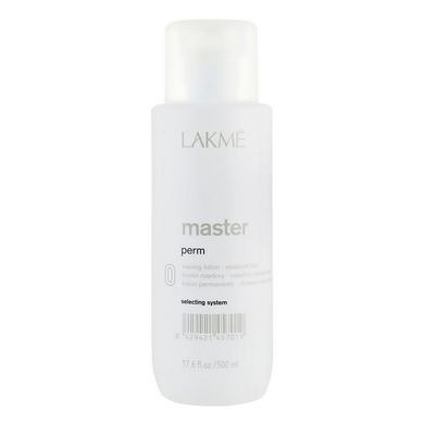 Лосьйон для завивки жорсткого волосся Lakme Master Perm 0 Waving Lotion for Resistant Hair 500 мл - основне фото