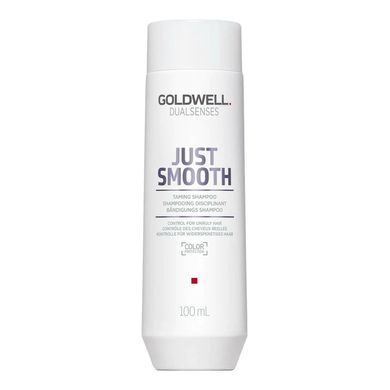 Розгладжувальний шампунь для неслухняного волосся Goldwell Dualsenses Just Smooth Taming Shampoo 100 мл - основне фото