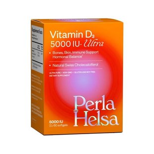 Витамин D3 Perla Helsa Vitamin D3 Ultra 5000 IU 60 шт - основное фото