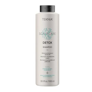 Мицеллярный шампунь против сухой и жирной перхоти Lakme Teknia Scalp Care Detox Shampoo 1000 мл - основное фото