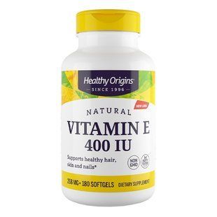 Вітамін E Healthy Origins Natural Vitamin E 400 IU Mixed Toco 180 шт - основне фото