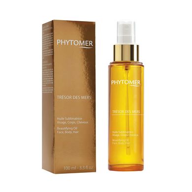 Драгоценное масло для лица, тела и волос Phytomer Tresor Des Mers Beautifying Oil Face Body Hair 100 мл - основное фото