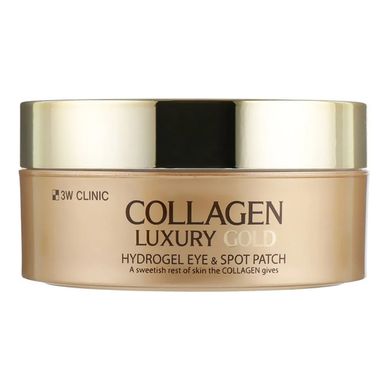 Гидрогелевые патчи с коллагеном и золотом 3W CLINIC Collagen Luxury Gold Hydrogel Eye and Spot Patch 60 шт - основное фото