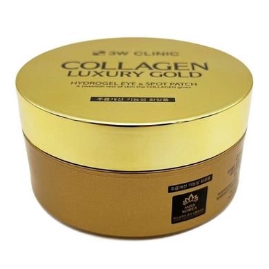 Гидрогелевые патчи с коллагеном и золотом 3W CLINIC Collagen Luxury Gold Hydrogel Eye and Spot Patch 60 шт - основное фото