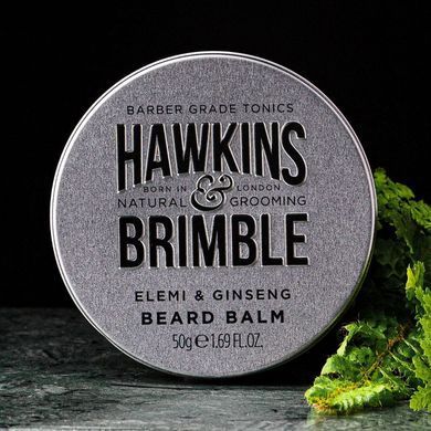 Чоловічий бальзам для бороди Hawkins & Brimble Beard Balm 50 г - основне фото