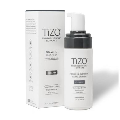 Очищувальна пінка для вмивання TIZO Photoceutical Skincare Foaming Cleanser Sooth & Refresh 118 мл - основне фото