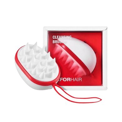 Силіконова масажна щітка для миття голови Dr. FORHAIR Cleansing Scalp Brush - основне фото