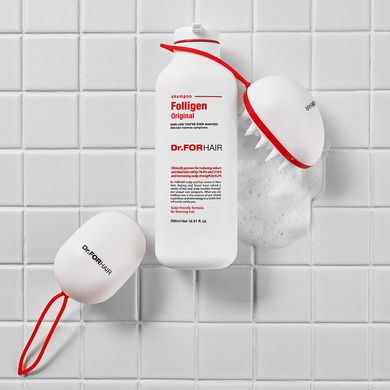 Силиконовая массажная щётка для мытья головы Dr. FORHAIR Cleansing Scalp Brush - основное фото