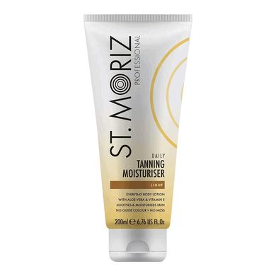 Зволожувальний лосьйон для поступової засмаги St. Moriz Professional Daily Tanning Moisturiser Light 200 мл - основне фото