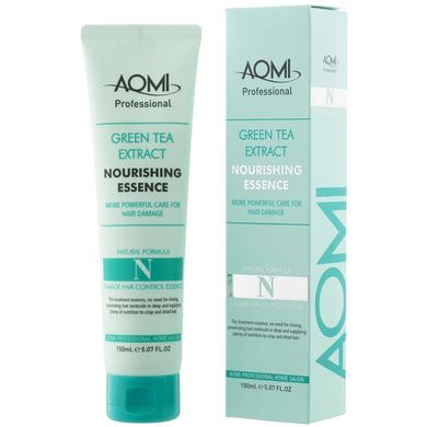 Відновлювальна есенція для пошкодженого волосся Aomi Green Tea Extract Nourishing Essence 150 мл - основне фото