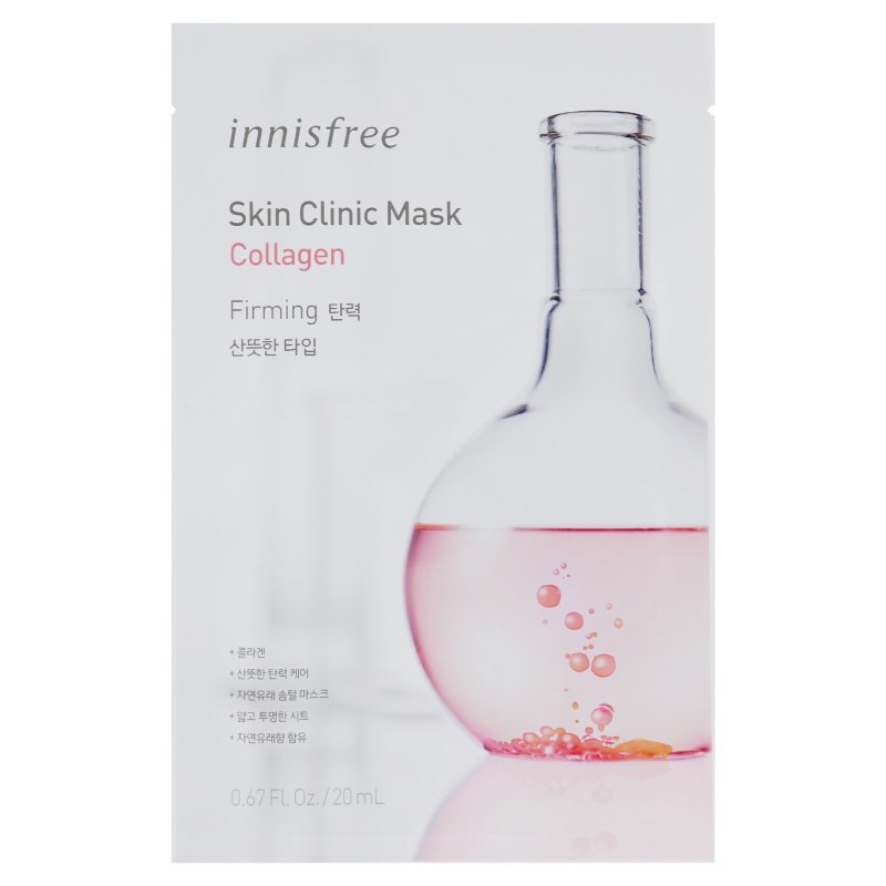Омолаживающая тканевая маска с коллагеном Innisfree Skin Clinic Mask Collagen 20 мл - основное фото