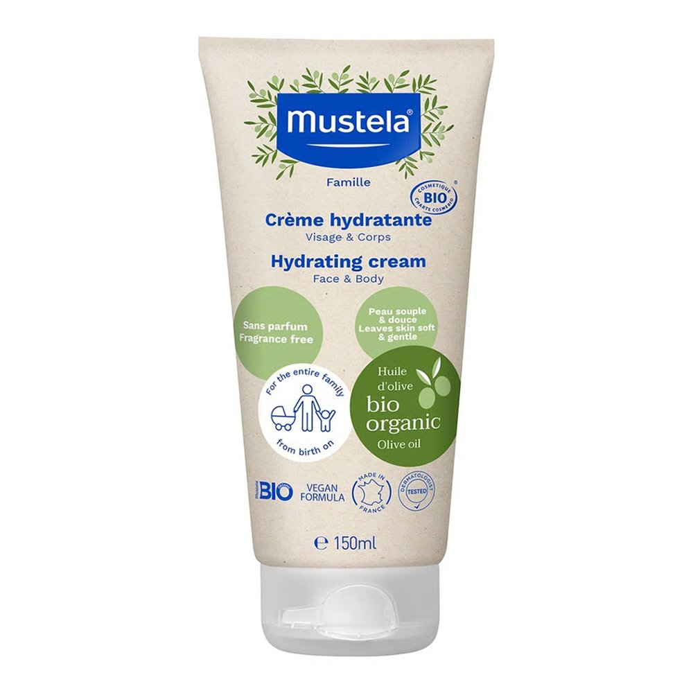 Зволожувальний дитячий крем Mustela Organic Hydrating Cream 150 мл - основне фото