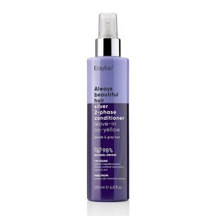 Двухфазный спрей-кондиционер для нейтрализации желтизны Erayba ABH Silver 2-phase Conditioner Leave-in No-yellow 200 мл - основное фото