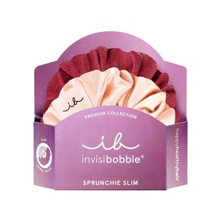 Набір з двох резинок для волосся Invisibobble SPRUNCHIE Slim Premium You Make Me Blush - основне фото