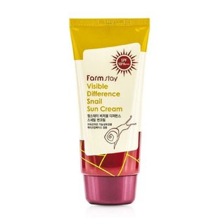 Солнцезащитный крем с улиточным муцином FarmStay Visible Difference Snail Sun Cream SPF 50+ PA+++ 70 мл - основное фото