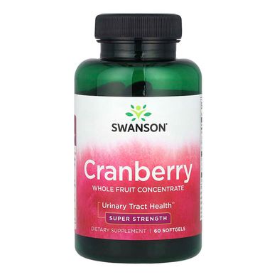 Концентрат клюквы Swanson Cranberry Whole Fruit Concentrate Super Strength 420mg 60 шт - основное фото