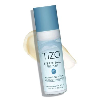 Розгладжувальний крем для шкіри навколо очей TIZO Eye Renewal Firming Eye Repair Mineral Sunscreen Non Tinted SPF 20 15 г - основне фото