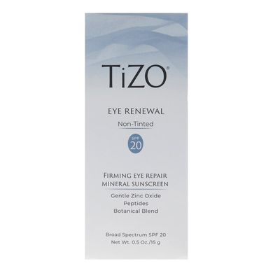 Розгладжувальний крем для шкіри навколо очей TIZO Eye Renewal Firming Eye Repair Mineral Sunscreen Non Tinted SPF 20 15 г - основне фото