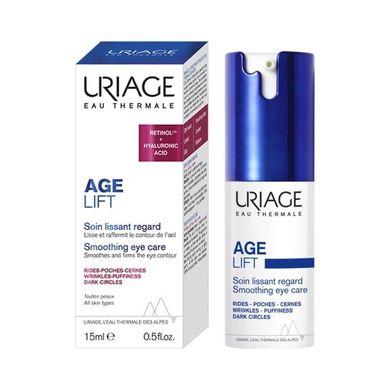 Разглаживающий уход для контура глаз Uriage Age Lift Smoothing Eye Care 15 мл - основное фото