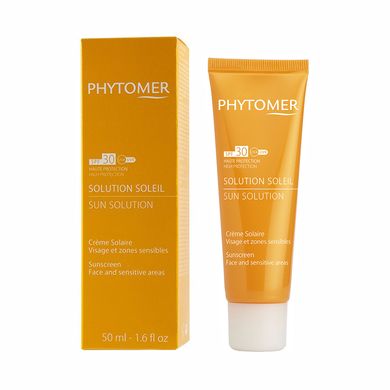Сонцезахисний крем для обличчя та чутливих зон Phytomer Protective Sun Cream Sunscreen SPF 30 50 мл - основне фото
