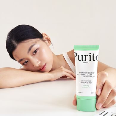 Сонцезахисний крем Purito Seoul Wonder Releaf Centella Daily Sun Lotion 50+ PA++++ 15 мл - основне фото