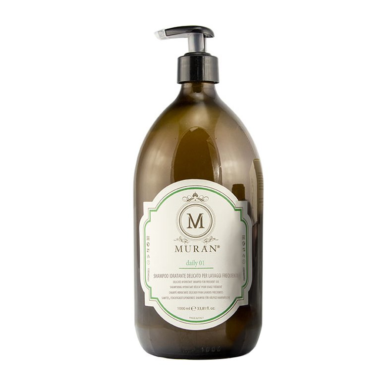 Делікатний зволожувальний шампунь для частого застосування Muran Daily 01-03 Delicate Moisturizing Shampoo 1000 мл - основне фото