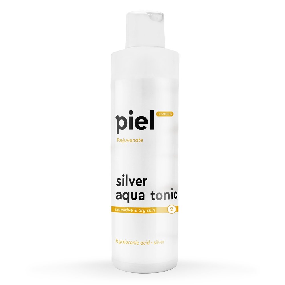 Антивозрастной тоник для кожи с признаками старения Piel Cosmetics Rejuvenate Silver Aqua Tonic 250 мл - основное фото