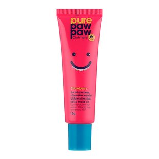 Восстанавливающий бальзам для губ «Клубника» Pure Paw Paw Ointment Strawberry 15 г - основное фото