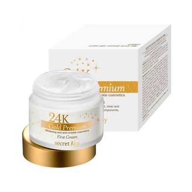 Антивіковий крем із екстрактом золота Secret Key 24K Gold Premium First Cream 50 г - основне фото