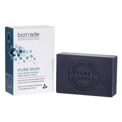 Детокс-мило Biotrade Pure Skin Black Detox Soap Bar 100 г - основне фото