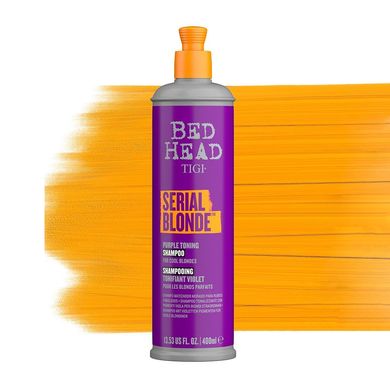 Фіолетовий тонувальний шампунь TIGI Bed Serial Blonde Purple Shampoo For Cool Blonde Hair 400 мл - основне фото