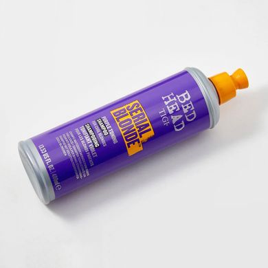 Фіолетовий тонувальний шампунь TIGI Bed Serial Blonde Purple Shampoo For Cool Blonde Hair 400 мл - основне фото