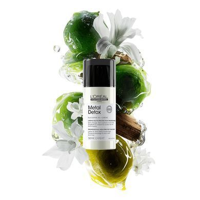 Крем для зменшення ламкості волосся та зміни кольору L'Oreal Professionnel Metal Detox Professional High Protection Cream 100 мл - основне фото