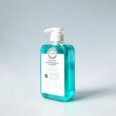 Очищувальний засіб для волосся та тіла Gaston Eucalyptus Refresh Clean All Hair and Body 500 мл - основне фото